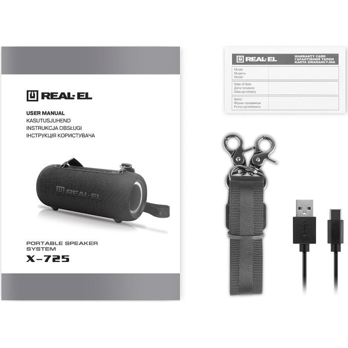 Акустична система REAL-EL X-725 (EL121600028) зображення 11