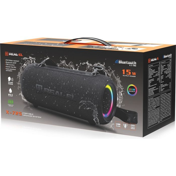 Акустична система REAL-EL X-725 (EL121600028) зображення 12