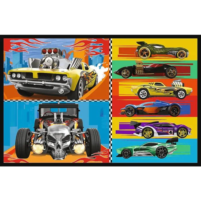 Пазл Trefl Hot Wheels Игрушечные машинки 2x70 (5900511344424) изображение 3