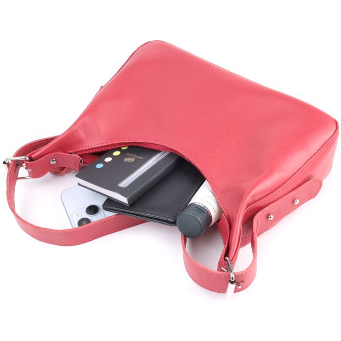 Сумка Shvigel Из натуральной кожи Красная (22832) изображение 8