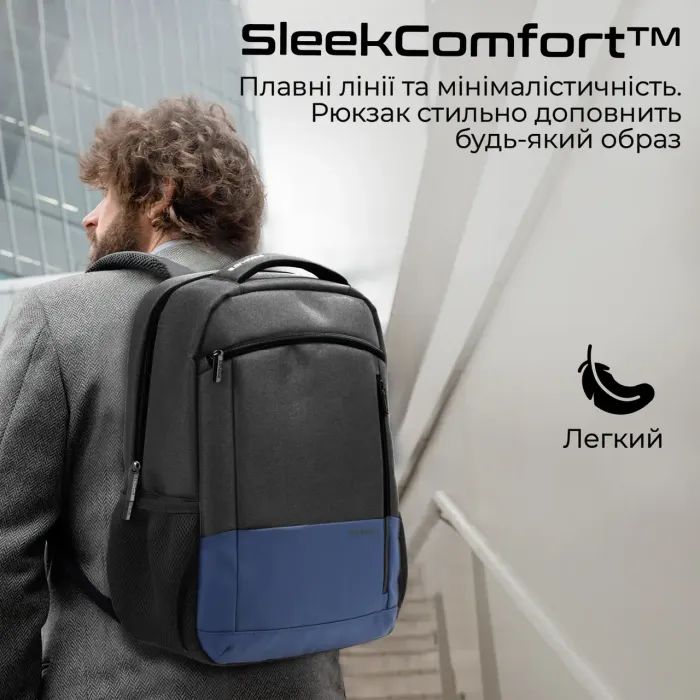 Рюкзак для ноутбука Promate 15.6" Satchel-BP Black (satchel-bp.black) изображение 5