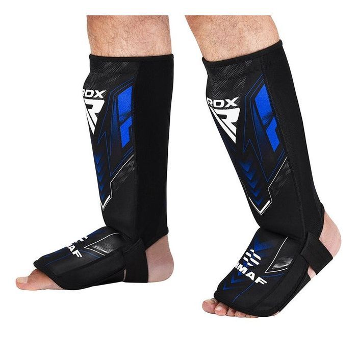 Захист гомілки і стопи RDX Neoprene Shin Instep IMMAF-1-Blue XL (SGN-IMF-1U-XL) зображення 4