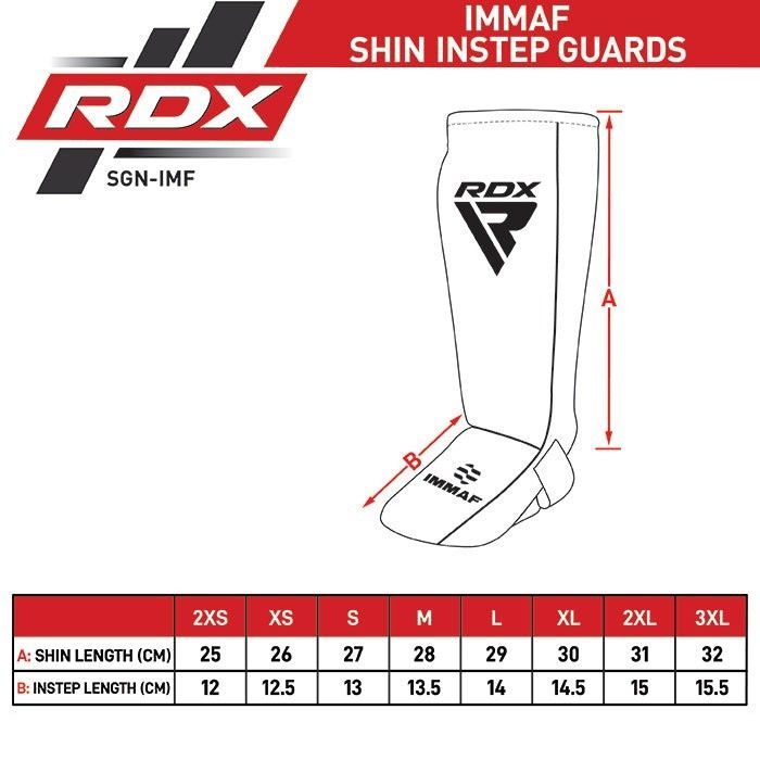 Захист гомілки і стопи RDX Neoprene Shin Instep IMMAF-1-Blue XL (SGN-IMF-1U-XL) зображення 7