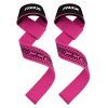 Кистьові лямки RDX S4 Gym Cotton Gel Straps Pink Plus (WAC-S4P+) зображення 3