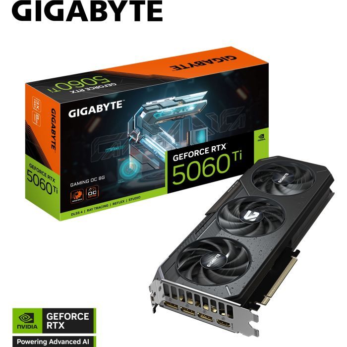 Видеокарта GIGABYTE GeForce RTX5060Ti 8Gb GAMING OC (GV-N506TGAMING OC-8GD) изображение 11