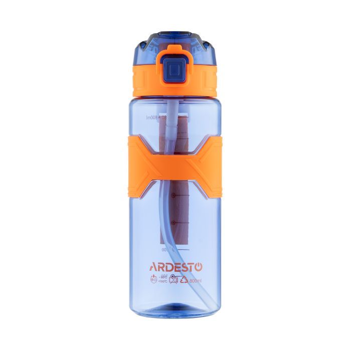 Пляшка для води Ardesto Fitness 800мл синій (AR2280ED) зображення 3