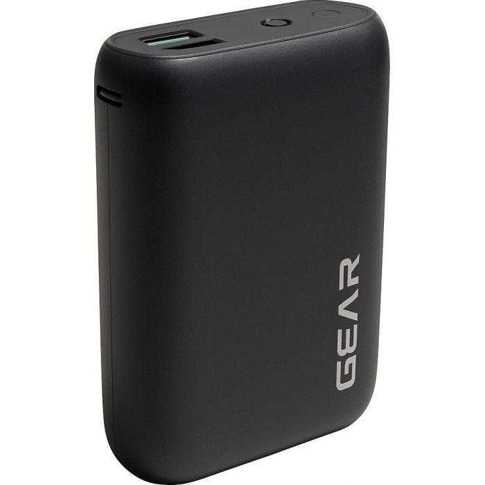 Батарея универсальная GEAR 10000mAh, PD/22.5W, black (WP942P)