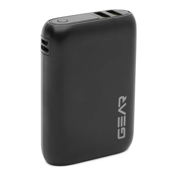 Батарея універсальна GEAR 10000mAh, PD/22.5W, black (WP942P)