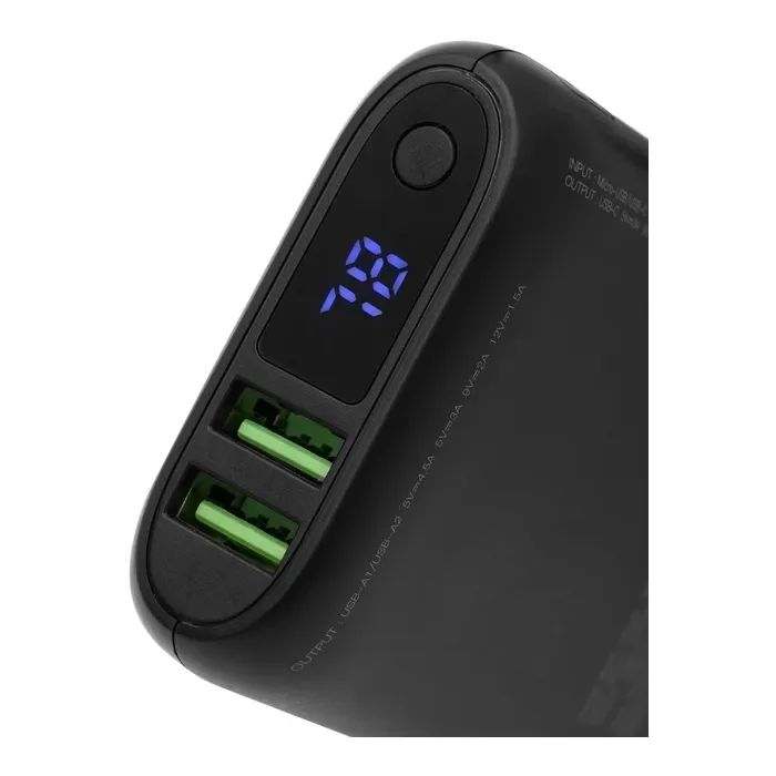 Батарея універсальна GEAR 10000mAh, PD/22.5W, black (WP942P) зображення 3