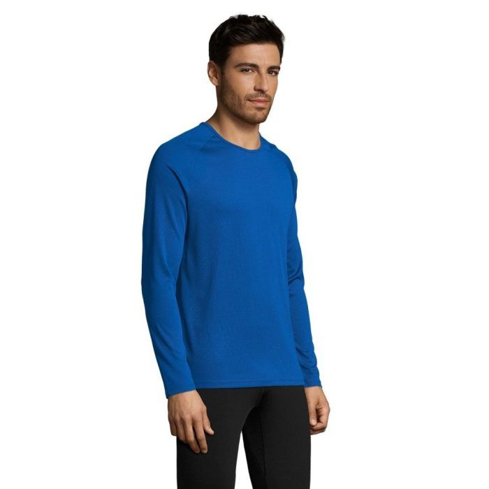 Лонгслив Sol's Sporty LSL men яскраво-синій XL (02071241XL) изображение 3