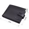 Кошелек Bond Accessories Из натуральной кожи Черный (22861) изображение 3