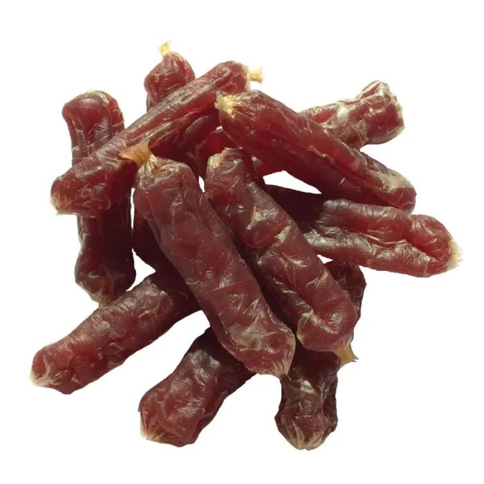 Лакомство для собак Lucky Star Мягкие утиные колбаски ≈4 см 500 г (4820112458096)