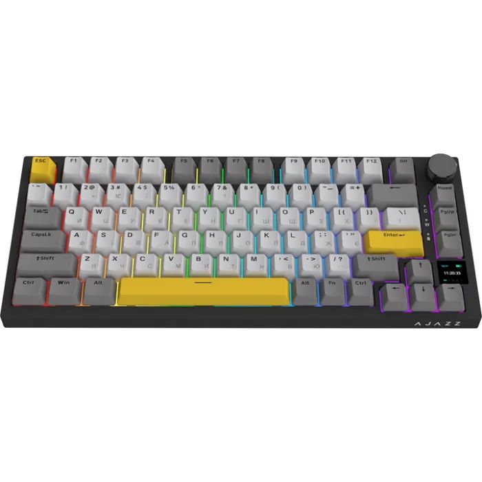 Клавиатура Ajazz AK820 Pro Gift Switch Purple RGB USB/Wireless/Bluetooth UA Purple (AK820PRO-G-PWB) изображение 3