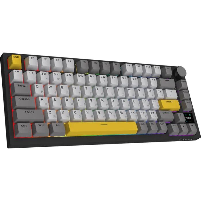 Клавиатура Ajazz AK820 Pro Gift Switch Purple RGB USB/Wireless/Bluetooth UA Purple (AK820PRO-G-PWB) изображение 4