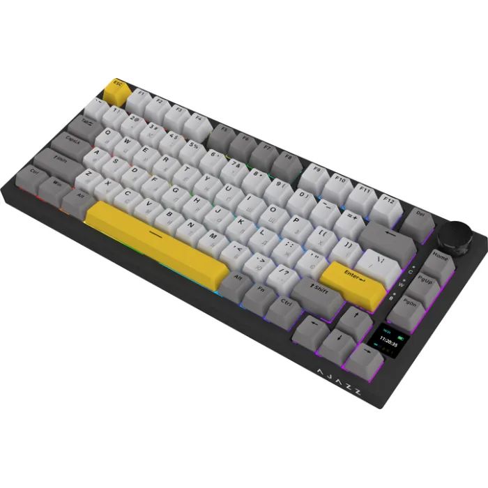 Клавиатура Ajazz AK820 Pro Gift Switch Purple RGB USB/Wireless/Bluetooth UA Purple (AK820PRO-G-PWB) изображение 6