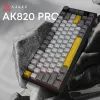 Клавіатура Ajazz AK820 Pro Gift Switch Black RGB USB/Wireless/Bluetooth UA Black (AK820PRO-G-BGY) зображення 7