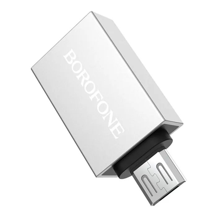 Переходник BV2 USB to Micro-USB M OTG USB 3.0 BOROFONE (6957531090311)