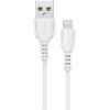 Дата кабель USB 2.0 AM to Lightning 1.0m 2.4A PVC BX51 white BOROFONE (6931474743909) изображение 2