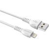 Дата кабель USB 2.0 AM to Lightning 1.0m 2.4A PVC BX51 white BOROFONE (6931474743909) изображение 3