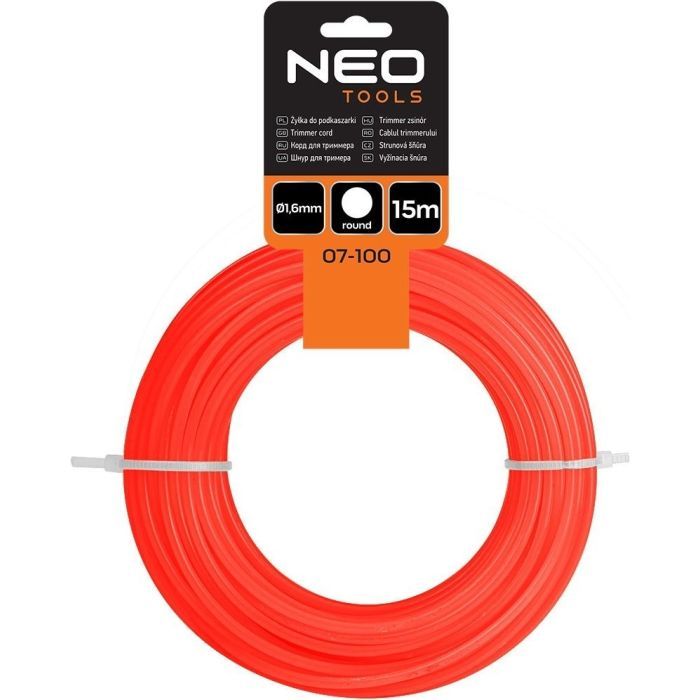 Жилка косильная Neo Tools 1.6мм, 15м (07-100) изображение 5