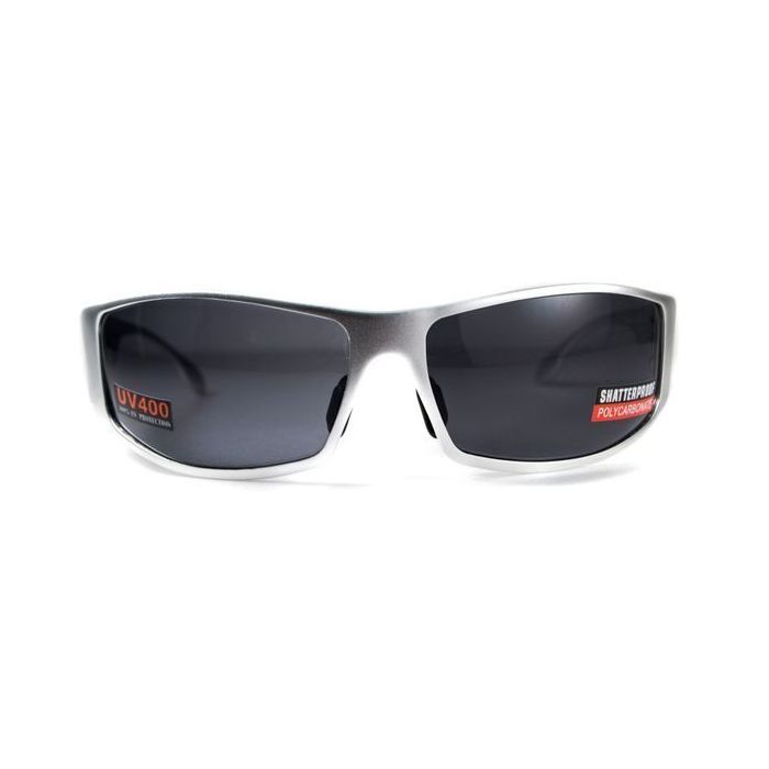 Сонцезахисні окуляри Global Vision BAD-ASS-1 Silver Сірі (1БЕД1-СМ20) зображення 9