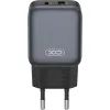 Зарядное устройство XO L156 USB-C PD30W + USB-A QC3.0 Black (L156.black) изображение 2