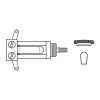 Перемикач для гітари DiMarzio Switchcraft Toggle Switch - Straight (EP1101) зображення 3
