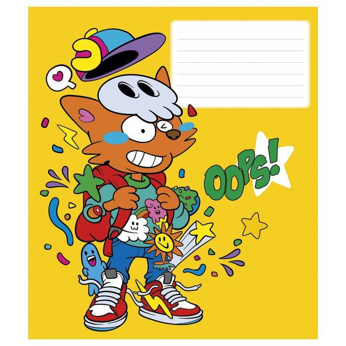 Зошит Школярик Oops 12 аркушів лінія (012-3261L) зображення 4