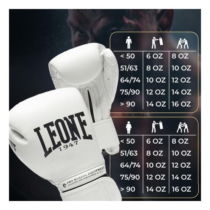 Боксерские перчатки Leone GN111 The Greatest Red 10 унцій (GN111_Red_10oz) изображение 10