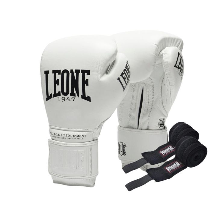 Боксерские перчатки Leone GN111 The Greatest Red 10 унцій (GN111_Red_10oz)