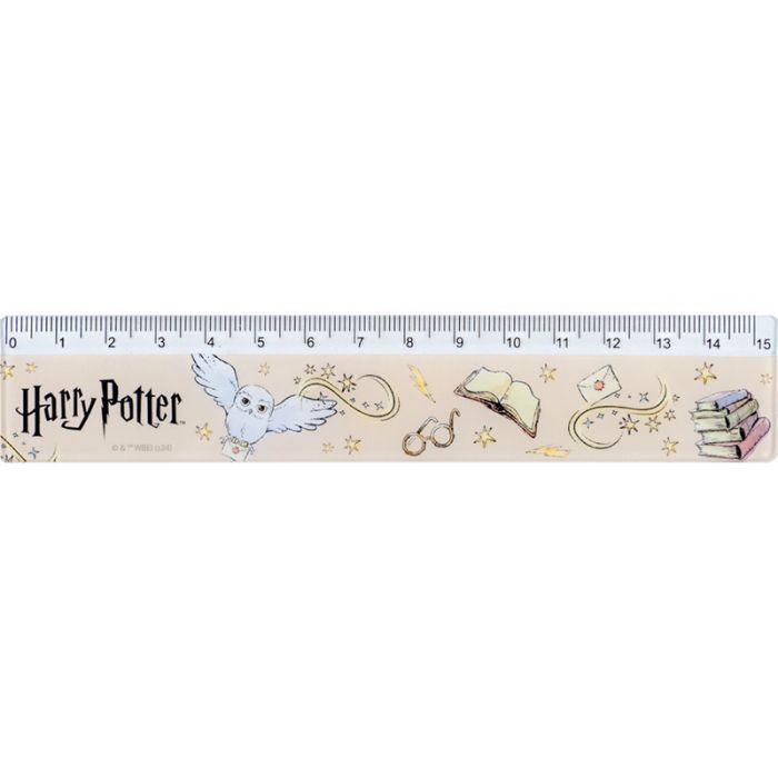 Линейка Kite Harry Potter, 15 см (HP24-090)