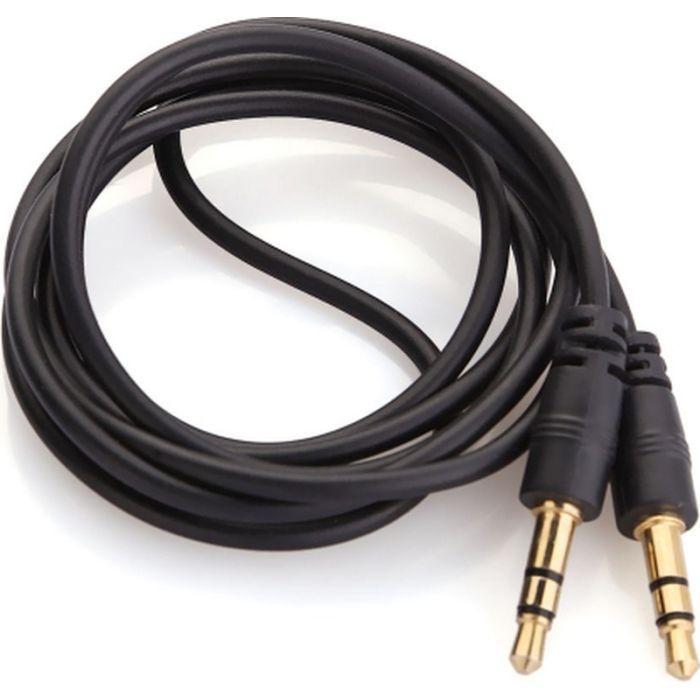 Кабель мультимедийный 3.5mm M to 3.5mm M 5.0m black Voltronic (YT-AUXGJ(M)/(M)-5.0-B)