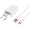 Зарядное устройство BOROFONE BA21A USB + cable USB to USB-C 15W White (BA21A/TCW) изображение 5