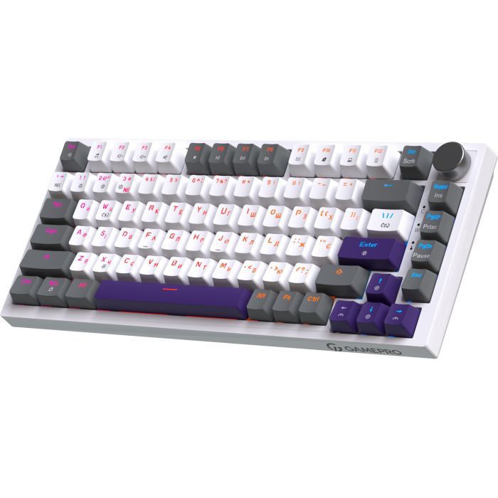 Клавиатура GamePro Genesis Warden MK160P Outemu Swithes USB White-Grey (MK160P) изображение 2