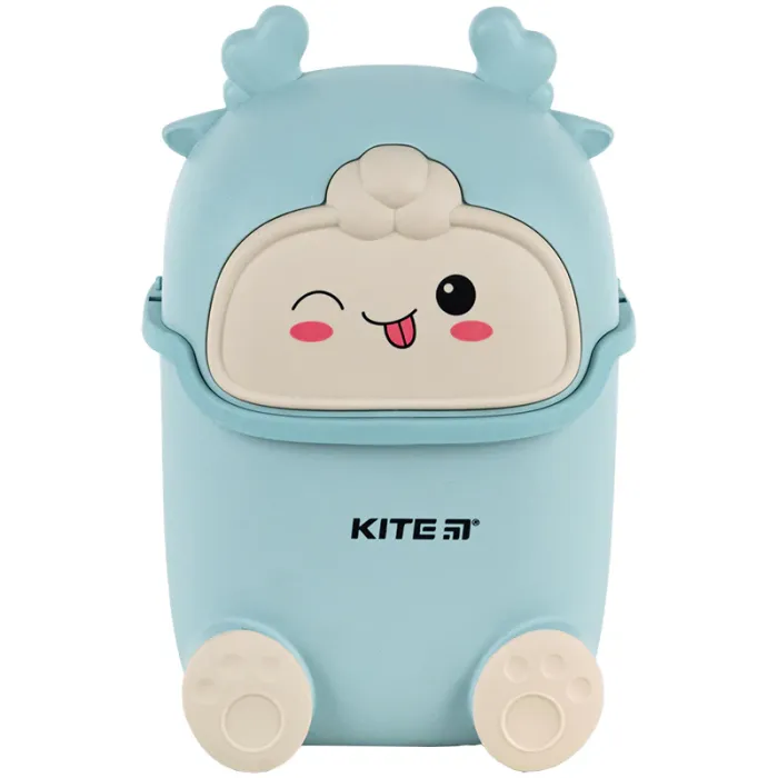 Кошик для паперів Kite Настільний контейнер для сміття, блакитний (K24-009-4)