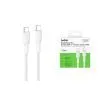 Дата кабель USB-C to USB-C 1.0m 240W white Belkin (CAB025HQ1MWH) изображение 2