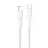 Дата кабель USB-C to USB-C 1.0m 240W white Belkin (CAB025HQ1MWH)