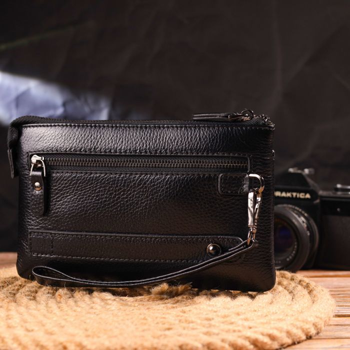 Сумка Canpellini З натуральної шкіри Чорна (21546) зображення 10