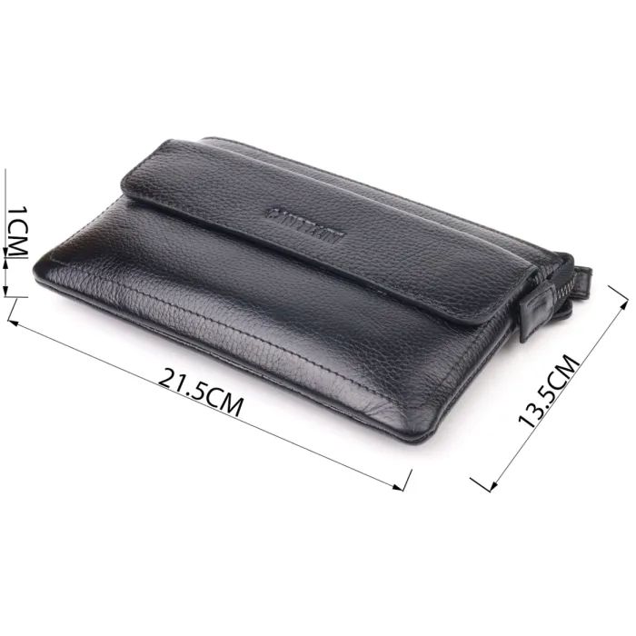 Сумка Canpellini З натуральної шкіри Чорна (21546) зображення 3