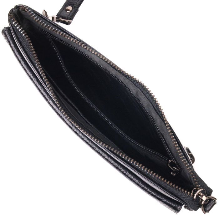 Сумка Canpellini З натуральної шкіри Чорна (21546) зображення 6