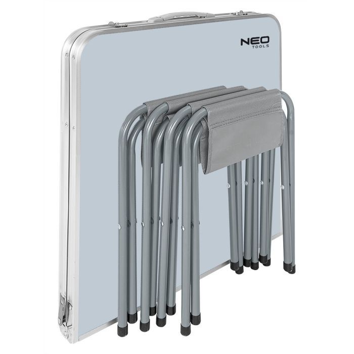 Набор кемпинговой мебели Neo Tools стіл + 4 стільці 6.9 кг (63-159) изображение 3