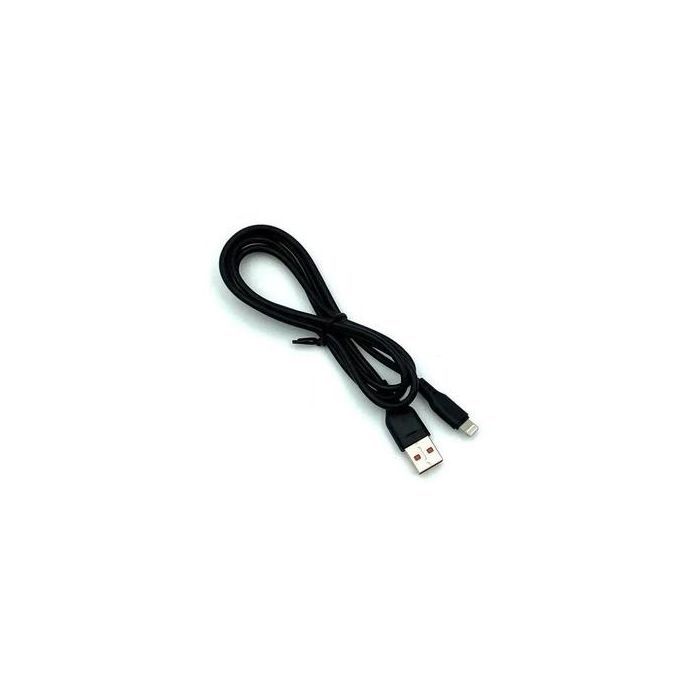 Дата кабель USB 2.0 AM to Lightning 1.0m 2.4A silicone white Denmen (DM-D42L-WH) изображение 2