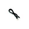 Дата кабель USB 2.0 AM to Lightning 1.0m 2.4A silicone black Denmen (DM-D42L-BK) изображение 2