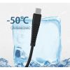 Дата кабель USB 2.0 AM to Lightning 1.0m 2.4A silicone black Denmen (DM-D42L-BK) изображение 5