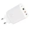 Зарядное устройство XO 2xUSB-C PD65W + 1xUSB 45W white (СE04-WH)
