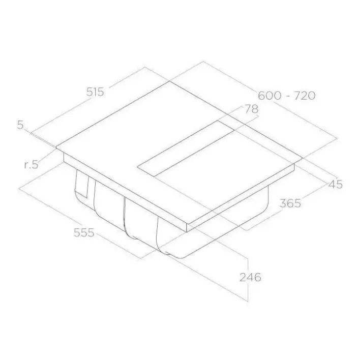 Варочная поверхность Elica NIKOLATESLA FIT RAW BR/A/72 изображение 7