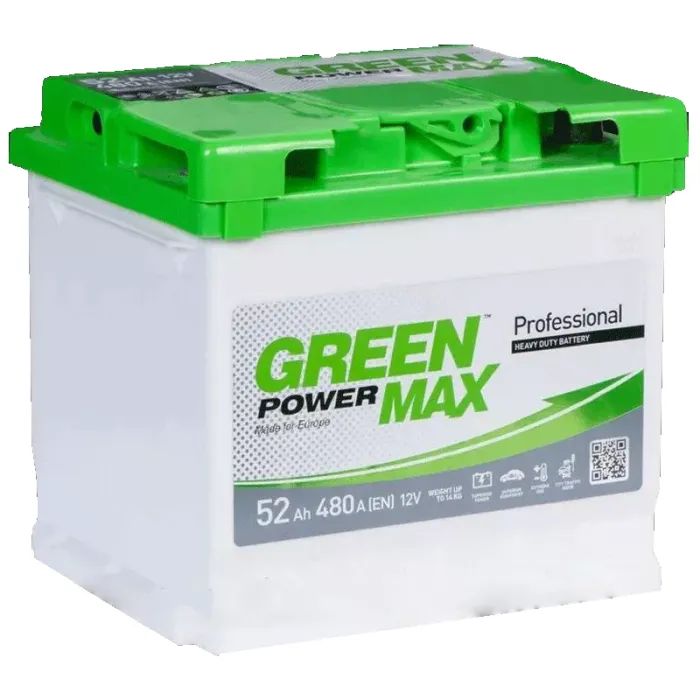 Акумулятор автомобільний GREEN POWER MAX 52Ah Ев (-/+) (000022374) > ціни в Києві та Україні Акумулятор автомобільний GREEN POWER MAX 52Ah Ев (-/+) (000022374)