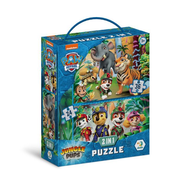 Пазл DoDo 2 в 1 Paw Patrol. Приключения в Джунглях (200572)