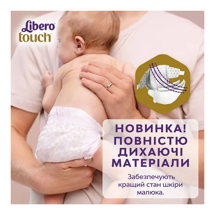 Подгузники Libero Touch Розмір 3 (5-9 кг) 40 шт (7310361147867) изображение 3