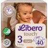 Подгузники Libero Touch Розмір 3 (5-9 кг) 40 шт (7310361147867)
